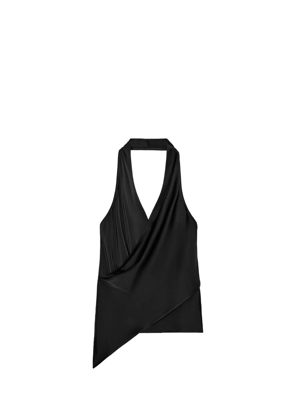 ZARA Satin Halter Top